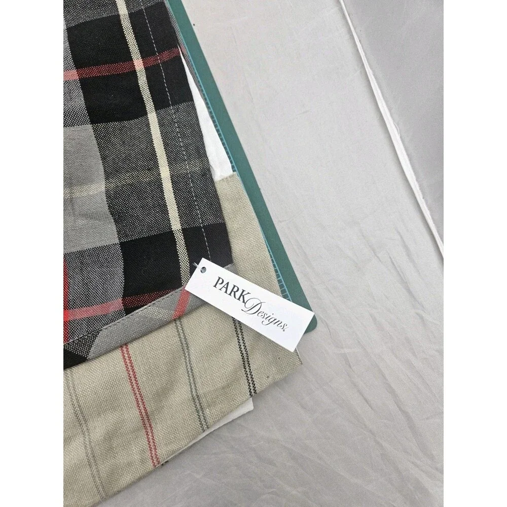Park Designs Colton Lined Layered Valance Curtain 72 in x 16 in - One Valance